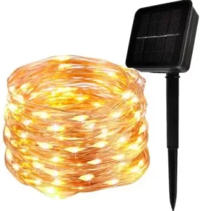 SERIE DE LUCES LED SOLARES PARA EXTERIORES 4MTS  51440