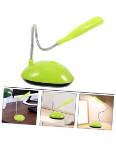 Lámpara LED con cuello flexible verde - PILAS 2AA- 49689