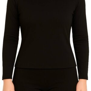 BLUSA TERMICA AFELPADA CUELLO REDONDO